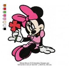 Minnie Mouse 55 Embroidery Designs